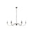 Z-Lite Arrington 6 Light 63" Chandelier, Plated Bronze
