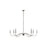 Z-Lite Arrington 6 Light 63" Chandelier, Plated Bronze