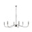 Z-Lite Arrington 6 Light 63" Chandelier, Matte Black - 2301-63MB