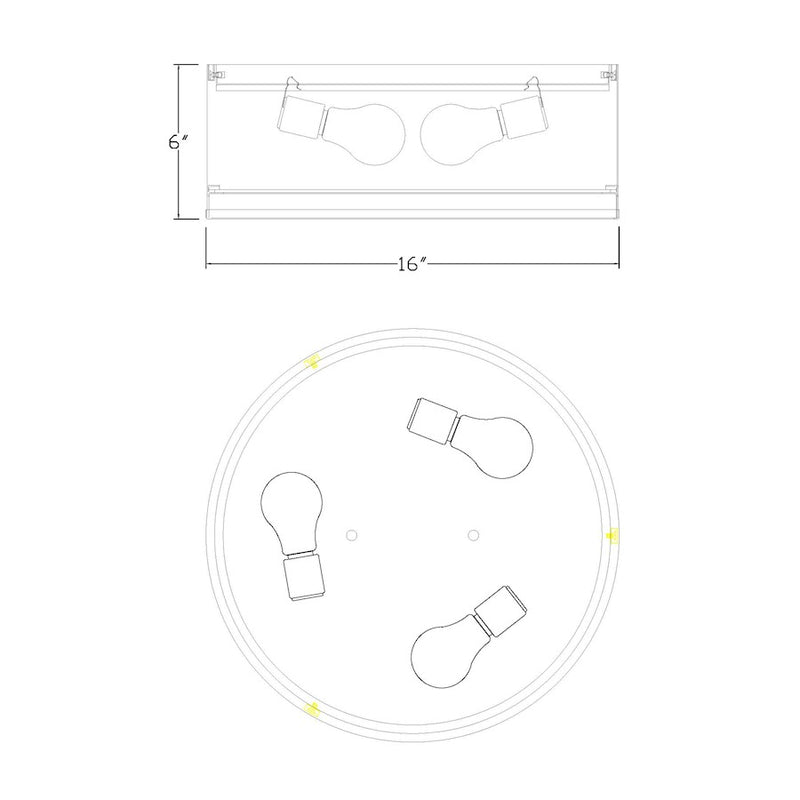Z-Lite Arlo 1 Light Flush Mount