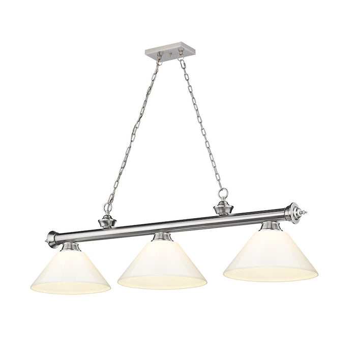 Z-Lite Cordon Billiard, Brushed Nickel