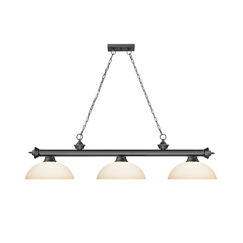 Z-Lite Cordon Round Billiard, Matte Opal