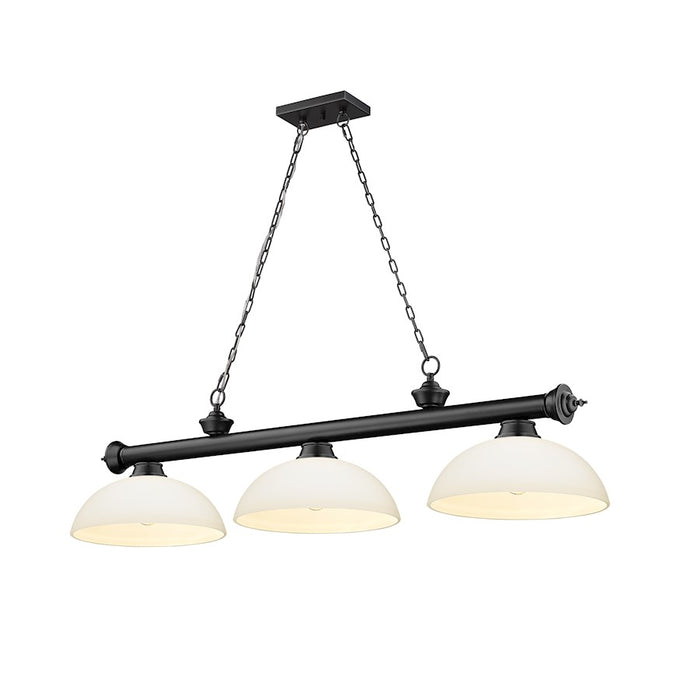 Z-Lite Cordon Round Billiard, Matte Opal