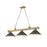 Z-Lite Cordon 57" Billiard, Rubbed Brass