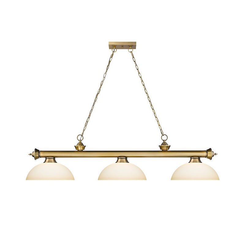 Z-Lite Cordon Round Billiard, Matte Opal