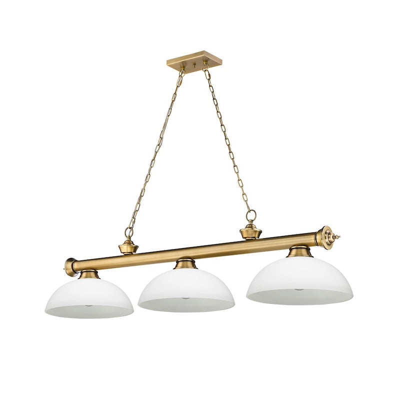 Z-Lite Cordon Round Billiard, Matte Opal