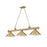 Z-Lite Cordon 57" Billiard, Rubbed Brass