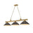 Z-Lite Cordon 58" Billiard, Rubbed Brass