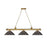 Z-Lite Cordon 58" Billiard, Rubbed Brass