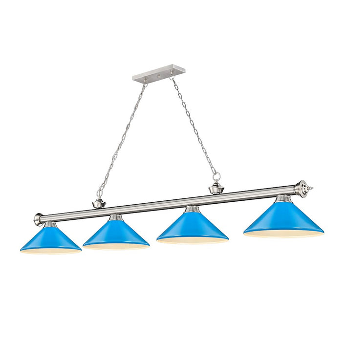 Z-Lite Cordon Billiard, Brushed Nickel