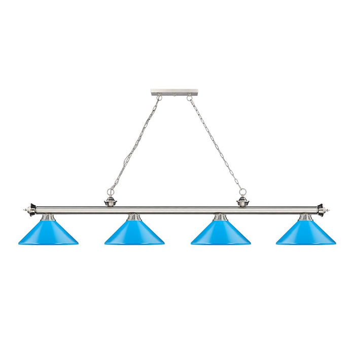 Z-Lite Cordon Billiard, Brushed Nickel
