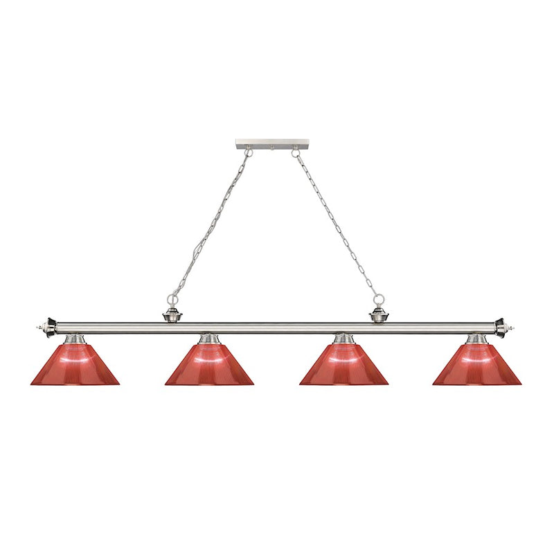 Z-Lite Cordon Billiard, Brushed Nickel