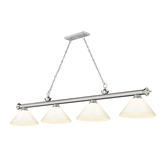 Z-Lite Cordon Billiard, Brushed Nickel