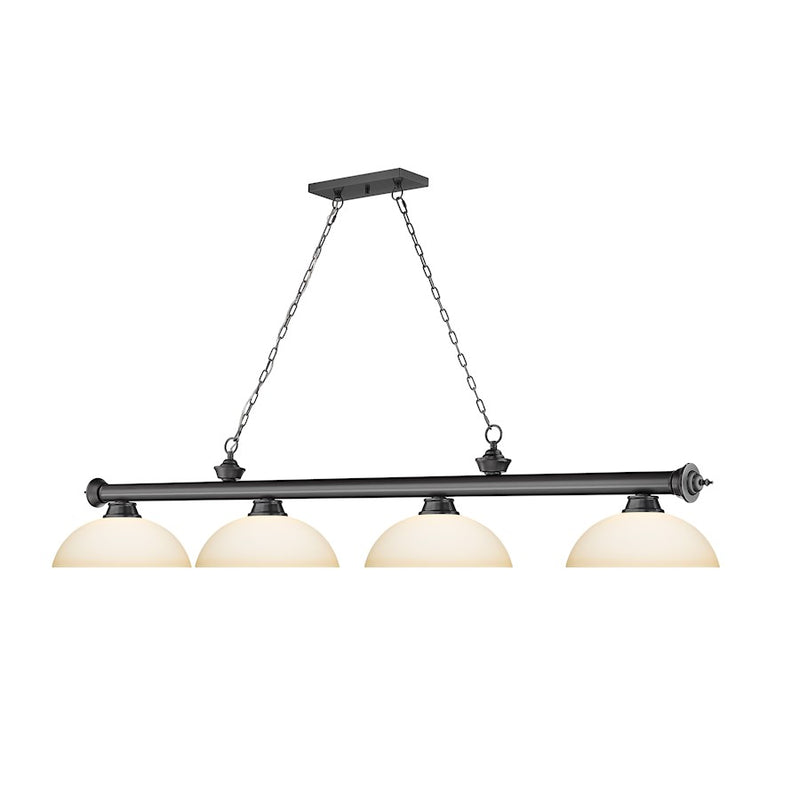 Z-Lite Cordon Round Billiard, Matte Opal