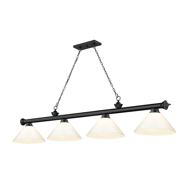 Z-Lite Cordon Billiard, Matte Black