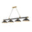 Z-Lite Cordon Billiard, Black/Brass