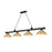 Z-Lite Cordon Billiard, Matte Black/Brass