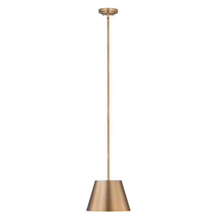 Z-Lite Lilly 1 Light 12" Pendant, Modern Gold - 2307-12MGLD