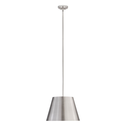 Z-Lite Lilly 1 Light 18" Pendant, Brushed Nickel - 2307-18BN