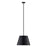 Z-Lite Lilly 1 Light 18" Pendant, Matte Black - 2307-18MB