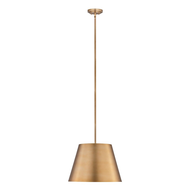 Z-Lite Lilly 1 Light 18" Pendant, Modern Gold - 2307-18MGLD