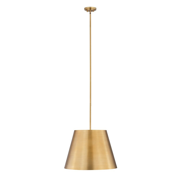 Z-Lite Lilly 1 Light 24" Pendant, Rubbed Brass - 2307-24RB