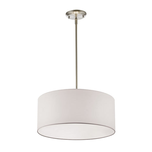 Z-Lite Brushed Nickel Pendant | 1-Light Modern Ceiling Fixture – 244-24W