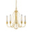 Z-Lite Persis 5 Light Chandelier, Satin Gold - 3000-5SG