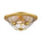 Z-Lite Persis 2 Light Flush Mount, Satin Gold, Clear - 3000F2-SG