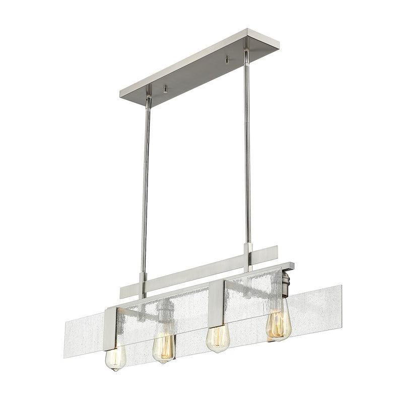 Z-Lite Gantt 4 Light Island/Billiard in Brushed Nickel - 3002-32BN