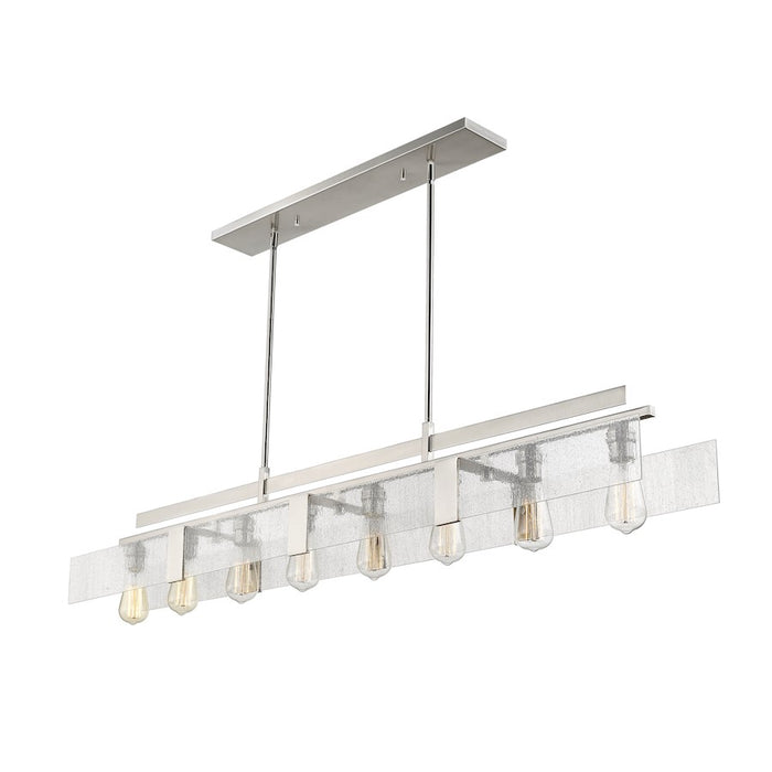 Z-Lite Gantt 8 Light Island/Billiard, Brushed Nickel - 3002-58BN