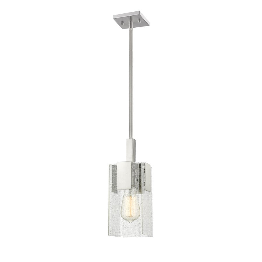 Z-Lite Gantt 1 Light Mini Pendant in Brushed Nickel - 3002MP-BN