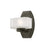 Z-Lite Cabro 1 Light Vanity Light, Bronze, Clear Out/Frosted White In - 3009-1V