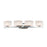 Z-Lite Galati 4 Light Vanity Light, 6x32x5.875", Chrome, Matte Opal - 3014-4V