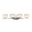 Z-Lite Galati 4 Light LED Vanity Light, 6x32x5.875", Chrome, Opal - 3014-4V-LED