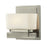 Z-Lite Gaia 1 Light Vanity Light, 5x5.75x6.25", Brushed Nickel, Opal - 3019-1V