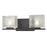 Z-Lite Jaol 2 Light LED Vanity Light 3.75x15.25x5.625", Bronze, Clear - 3026-2V-LED