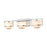 Z-Lite Porter 3 Light Vanity Light, 5.5x25x6.25", Chrome, Matte Opal - 3030-3V-CH