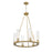 Z-Lite Beau Chandelier, Rubbed Brass/Clear