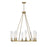 Z-Lite Beau Chandelier, Rubbed Brass/Clear