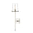 Z-Lite Callista 1 Light Wall Sconce in Polished Nickel/Clear - 3032-1S-PN