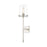 Z-Lite Callista 1 Light Wall Sconce, Polished Nickel/Clear