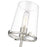Z-Lite Callista 1 Light Wall Sconce, Polished Nickel/Clear