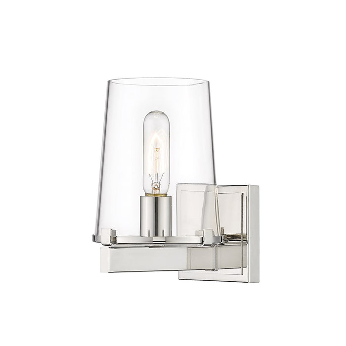Z-Lite Callista 1 Light Vanity in Polished Nickel/Clear - 3032-1V-PN