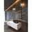 Z-Lite Callista 1 Light Vanity, Polished Nickel/Clear