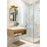 Z-Lite Callista 2 Light Vanity, Rubbed Brass/Clear