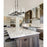 Z-Lite Callista 6 Light Chandelier, Matte Black/Clear