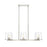 Z-Lite Callista 6 Light Chandelier, Polished Nickel/Clear