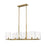 Z-Lite Callista Island, Rubbed Brass/Clear