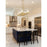 Z-Lite Callista Island, Rubbed Brass/Clear